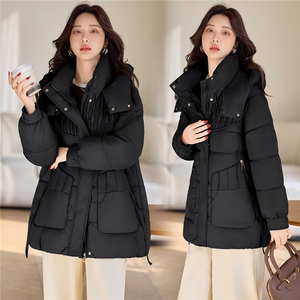 现货，冬季羽绒棉保暖棉衣女图片