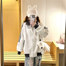 抖音得物高品质美式高街重磅结构设计拼接织带立领卫衣外套CM42，男装卫衣，电商A486