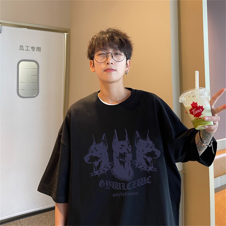 220G夏季新款纯棉圆领短袖T恤DT425-特P19控38,男装T恤,电商B370