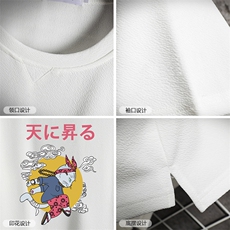 Q11012-P30春夏季七分袖t恤男大码五分袖男短袖中袖，男装T恤，电商A040A