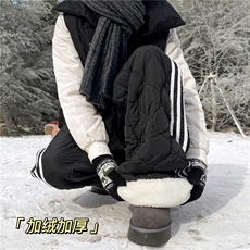 2025冬季美式条纹葫芦格设计加绒外穿棉裤B315-K25905JR-p65控89，男装棉裤，电商B315