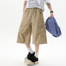 夏季工装短裤男ins潮牌休闲百搭潮流痞帅五分裤D0508-P60，男装休闲裤，星座308B-2
