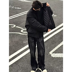 冬季棉服男生加厚保暖运动休闲潮牌帅气外套，男装棉衣，四季星座505