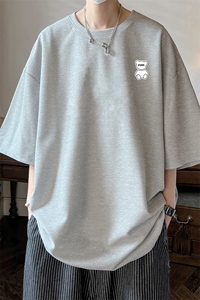 华夫格t恤男短袖男大码五分袖 酒店风 HT73292-P22图片