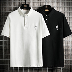 PL57036-P35翻领短袖polo衫男大码胖子半袖t恤男有领保罗衫，男装Polo衫，电商A040A