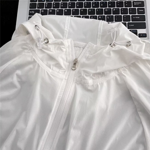 防晒服男2023夏季轻薄透气速干连帽防晒衣户外运动衣服W4861-P38图片