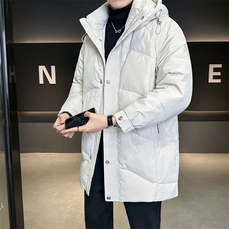 标90羽绒服男士中长款2025新款冬季外套B240-YR99639-P365，男装羽绒服，电商B240