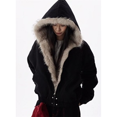 毛领加绒加厚棉服夹克男女冬季cleanfit工装外套M9925，男装夹克，星座1116A（原606A-3）