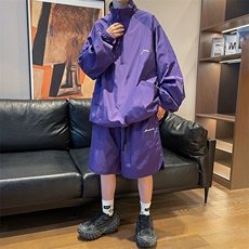 夏季防晒服短裤男套装潮牌薄款外套防晒衣运动服TZ68310B-1-P80，男装牛仔裤，星座310B-1