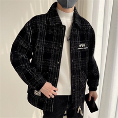 高品质新款秋冬男士夹克原创大码男装雪尼尔提花外套加棉，男装夹克，星座1206（原A206）