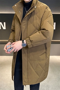 店主风羽绒服男休闲微阔情侣长款外套保暖男女上衣B317/2946/P235图片