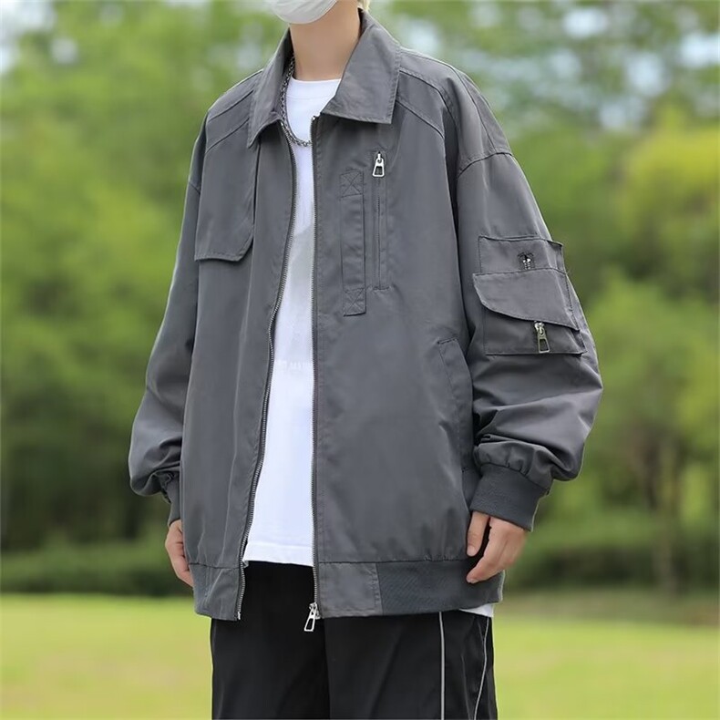 秋季青春流行男夹克文艺潮外套Z642P75,男装夹克,星座1116-2