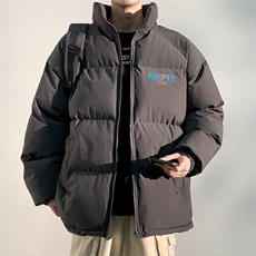 2024冬季新款光影墙大码反光印花棉衣M-5XHM24549-17-特P50，男装棉衣，电商A022
