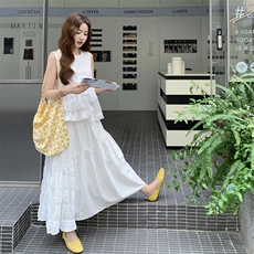 新品立体花朵拼接套装2C117-1775P165K238，女装套装/套裙，2C117
