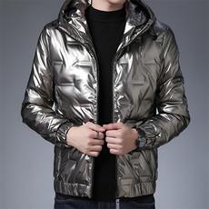 中年羽绒服男冬季连帽羽绒服爸爸冬装保暖外套上衣BJY08815-P170，男装羽绒服，电商B212（原钱塘6029）