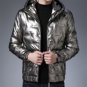 中年羽绒服男冬季连帽羽绒服爸爸冬装保暖外套上衣BJY08815-P170图片