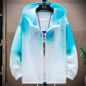 渐变冰丝防晒服夏季薄款户外防紫外线透气夏防晒衣服 A438-09-P40图片