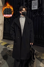 冬季立领毛呢加厚棉衣中长款大衣外套男J5277J加棉-特P105控188，男装棉衣，电商A001-1