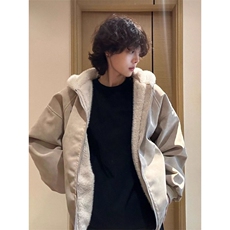 冬季cleanfit座山雕棉服男重帆布高级感加绒夹克外套加厚，男装夹克，四季星座505