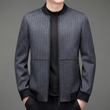 2021中老年男装休闲夹克秋装中年爸爸装宽松外套MNSA22J881-P320图片