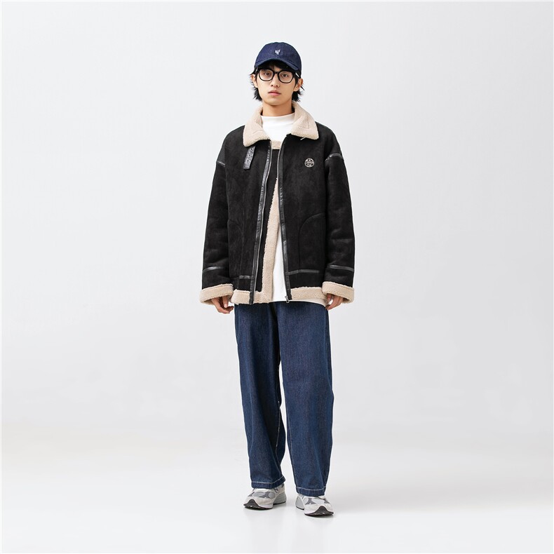 模特图22冬装新款鹿皮绒棉服3773P195,男装棉衣,电商S012（CATTEE）