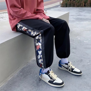 男春季休闲裤束脚K295P32图片