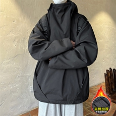 防风防水！棉衣男冬季防水冲锋衣男连帽棉服棉袄外套XH22JM-P100，男装棉衣，电商B367