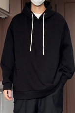 WY5001/P65春装新款高品质不起球连帽个性卫衣男潮流宽松上衣外套，男装卫衣，电商A141