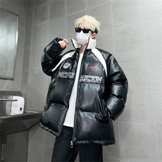 皮棉服冬季宽松港风棉衣立领冬装棉袄外套男MY2411-特P100控168，男装棉衣，电商B370