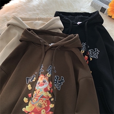 直播现货供应2025春款华棉连帽卫衣WY97-P38特价，男装卫衣，电商A158