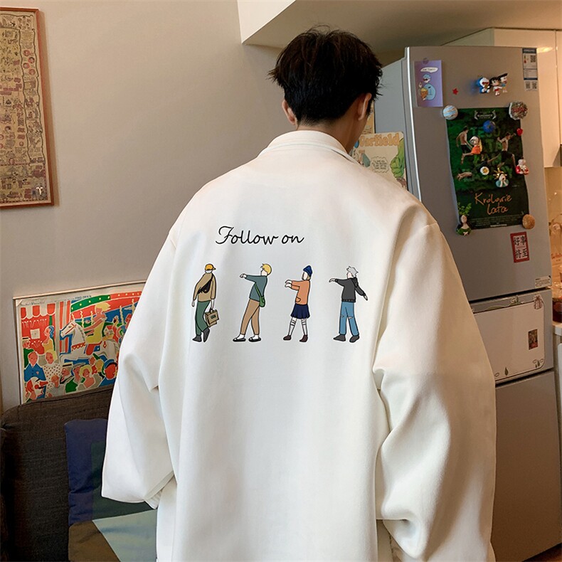 麂皮绒夹克男大码立领褂子外套JK85043-P68加绒款-P78,男装夹克,电商A040