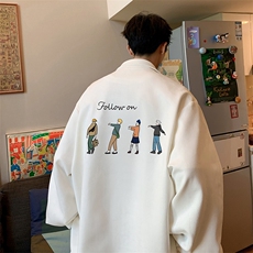 麂皮绒夹克男大码立领褂子外套JK85043-P68加绒款-P78，男装夹克，电商A040