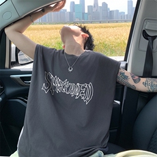 量大优得物抖音高品质重磅230克美式印花无袖t恤背心WB230特P18，男装背心/马甲，电商A486