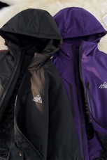 24冬户外双板防水防风滑雪服男士大码加棉加厚保暖情侣款M77-P160，男装棉衣，电商A001-1