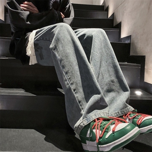 牛仔裤男休闲宽松直筒牛仔裤313A-1-NZ025-P55 控68图片