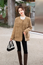 《现货》秋装新款甜美小香风气质外套女大码显瘦百搭上衣，女装短外套，众宇琦