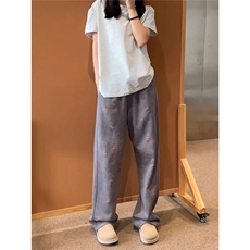 【现货】网图慎用抖音破洞弯刀运动卫裤A579特P48，男装休闲裤，电商A309