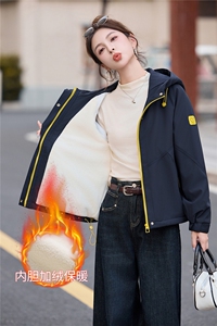 现货！现货！棉衣女2025冬季新款女装加绒加厚棉衣休闲派克服图片