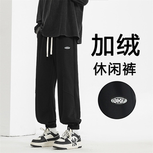 秋冬季新款潮牌直筒阔腿宽松百搭休闲长裤X1655特批39加绒特批49图片