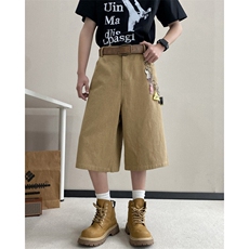 2025夏季新款美式高街工装宽松休闲七分裤B315-K25689-特p40控78，男装休闲裤，电商B315