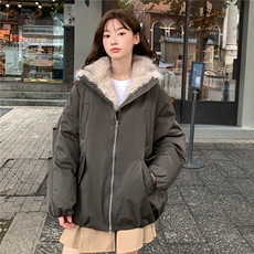 C970-P120工装棉服中长款情侣派克服毛领，男装棉衣，星座911-2(原星座613-2）