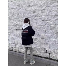Z29-P75美式休闲旗帜印花棉衣棉服男女加厚外套立领面包服潮，男装棉衣，星座215-1