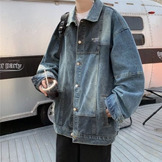 古牛仔外套女2023年春秋新款宽松百搭小众潮牌机车夹克JK3328，男装夹克，星座1116A-1（原606A）