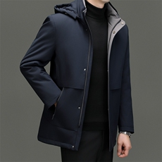 BN88308钱塘2020-2商务百搭冬季厚款中年男士90鸭绒羽绒服P245，男装羽绒服，钱塘207-2
