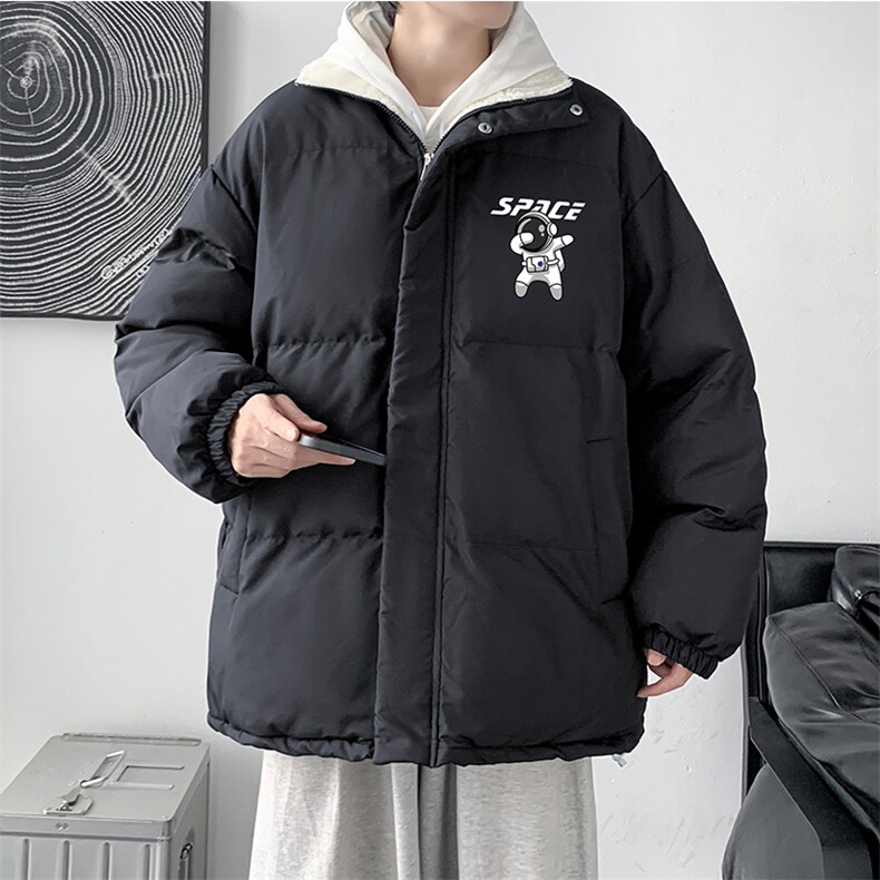冬季款宽松男女款棉服简约立领加绒加厚棉服XZ102A-4-MY1039-P75,男装棉衣,星座211-2