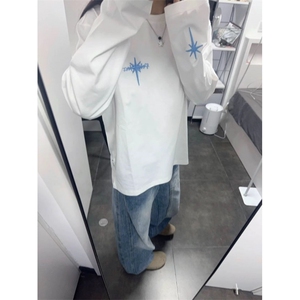 刺绣原版做法秋季宽松时尚休闲卫衣