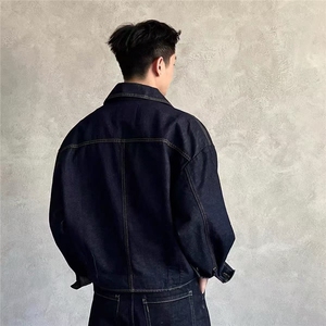 复古做旧水洗竹节肌理M51夹克 vintage感宽松工装外套男图片