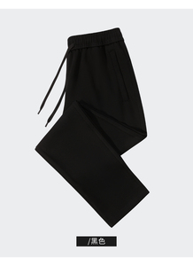 新款平口拉链卫裤运动裤时尚休闲风，男装休闲裤，玖雅羊绒