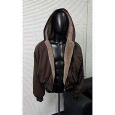 两面穿现货重磅短款座山雕棉衣男女双面穿毛毛绒棉服加厚外套，男装棉衣，电商A486-1