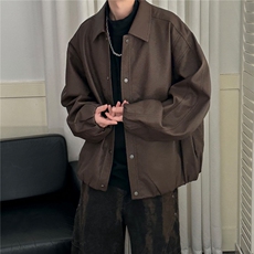 现货新款痞帅潮牌机车皮衣外套男士春秋A351-AP2639-p125控199，男装皮衣，电商A351